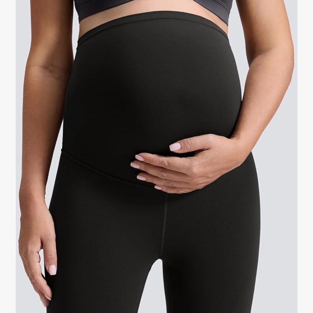 CRZ Yoga Maternity Leggings in black